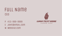 Sweet Cupcake Dessert  Business Card Image Preview