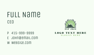 Mower Garden Landscaping Business Card Image Preview