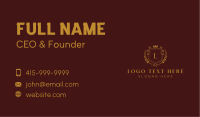 Luxe Royalty Lettermark Business Card Design