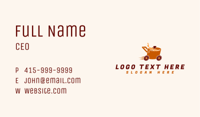 Casserole Pot Delivery Business Card Image Preview