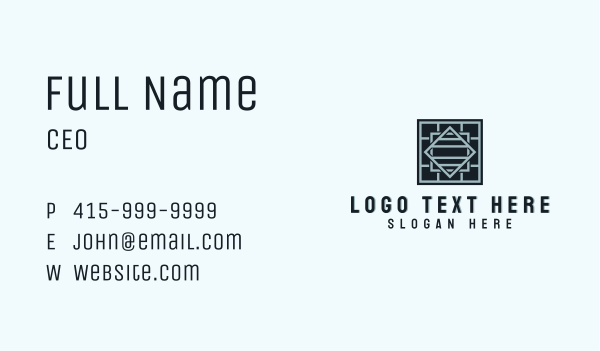 Home Depot Floor Tile Business Card Design Image Preview