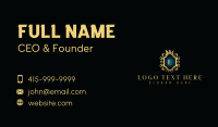 Elegant Royal Crest Business Card Design