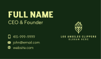 Green House Leaf Realty Business Card Image Preview