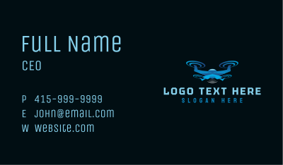Aerial Drone Signal Business Card Image Preview