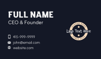 Apparel Branding Wordmark Business Card Design