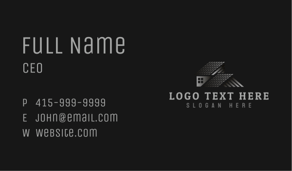 House Roof Property Business Card Design Image Preview
