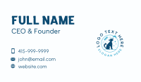 Dog Grooming Blower Business Card Image Preview