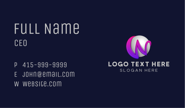 Tech Business Letter W Business Card Design Image Preview