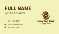 Brown Coffee Bean Business Card Image Preview