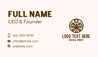 Brown Forest House Business Card Image Preview