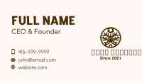 Brown Forest House Business Card Image Preview
