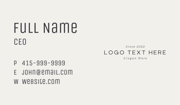 Elegant Business Lifestyle  Business Card Design Image Preview