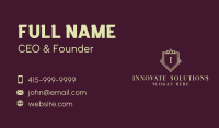 Royal Crown Shield Business Card Image Preview