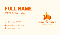 Blazing Fire House Business Card Image Preview