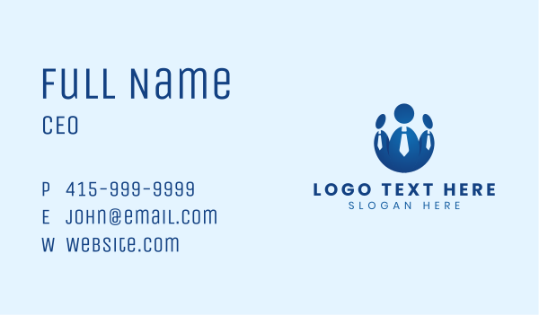 Recruitment Professional Employee Business Card Design Image Preview