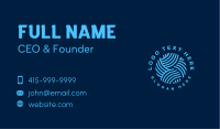 Wave Yarn Ball Business Card Image Preview