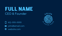 Wave Yarn Ball Business Card Image Preview