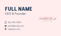Elegant Stylist Wordmark Business Card Image Preview