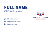 American Flag Shield Business Card Preview