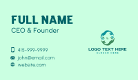 Hand Floral Wellness Business Card Preview