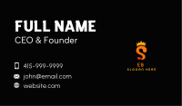 Royalty Crown Letter S Business Card Image Preview