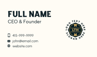 Elegant Badge Lettermark Business Card Image Preview