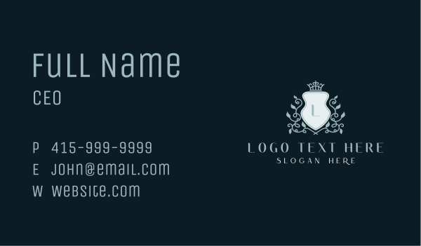 Regal Stylish Wedding Business Card Design Image Preview