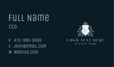 Regal Stylish Wedding Business Card Image Preview