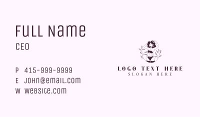 Woman Fashion Lingerie Business Card Image Preview