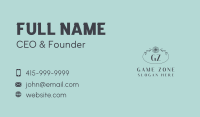 Natural Flower Boutique Business Card Image Preview