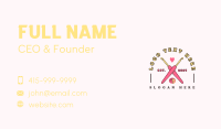 Crafting Crochet Hook Business Card Design