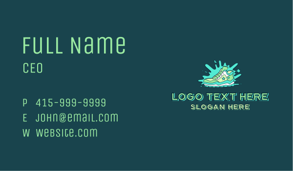 Sneakers Shoes Footwear Business Card Design Image Preview