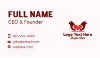 Love Bird Sanctuary Business Card Image Preview