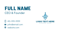 Cleaning Broom Tool Business Card Image Preview