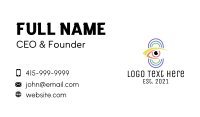 Multicolor Eye Surveillance Business Card Preview