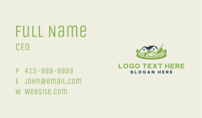 Lawn Care House Gardening  Business Card Image Preview