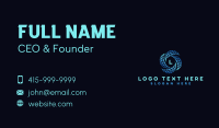 Panel Grid Technology Business Card Preview