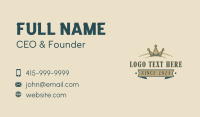 Generic Crown Agency Business Card Image Preview