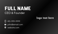 Simple Startup Business Business Card Preview