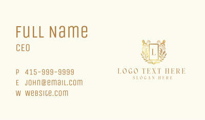 Luxury Floral Boutique Business Card Image Preview
