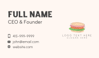 Fun Sandwich Bar Business Card Image Preview