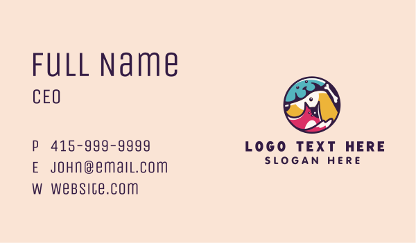Animal Pet Clinic Business Card Design Image Preview