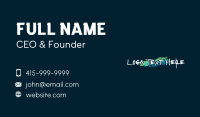 Graffiti Mural Paint Wordmark  Business Card Image Preview