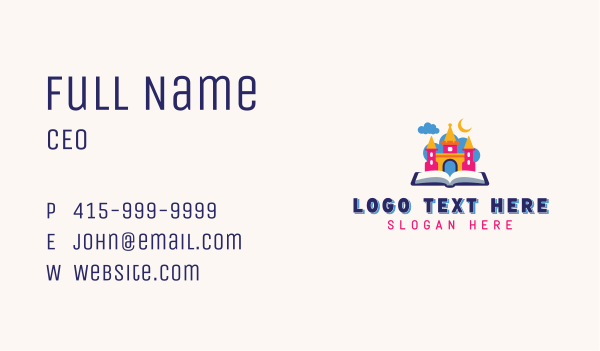 Educational Child Welfare Business Card Design Image Preview