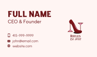 Classy Wine Stiletto Business Card Image Preview
