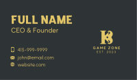 Elegant Letter K Business Card Image Preview