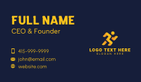 Runner Athlete Marathon Business Card Image Preview