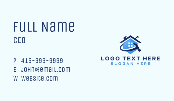 Home Fix Builder Business Card Design Image Preview