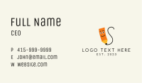 Pencil Scribble Mascot Business Card Image Preview