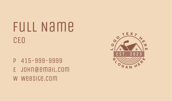 Home Roofing Renovation Business Card Design Image Preview